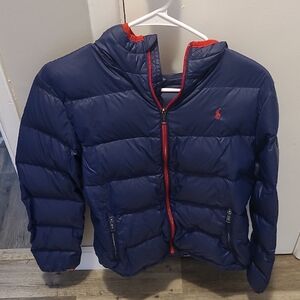 Boys Size 18/20 Polo Puffer Jacket